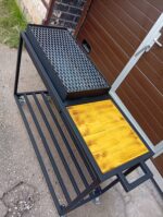 Premium klases mangals uz riteņiem – Tavai labākajai cepšanas sezonai!(4mm ogļu kaste) - Image 4